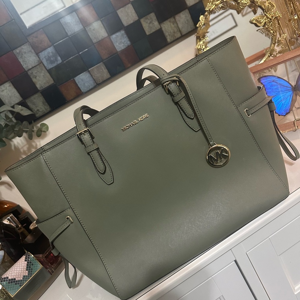 NEW: Michael Kors Sage Green Tote Bag